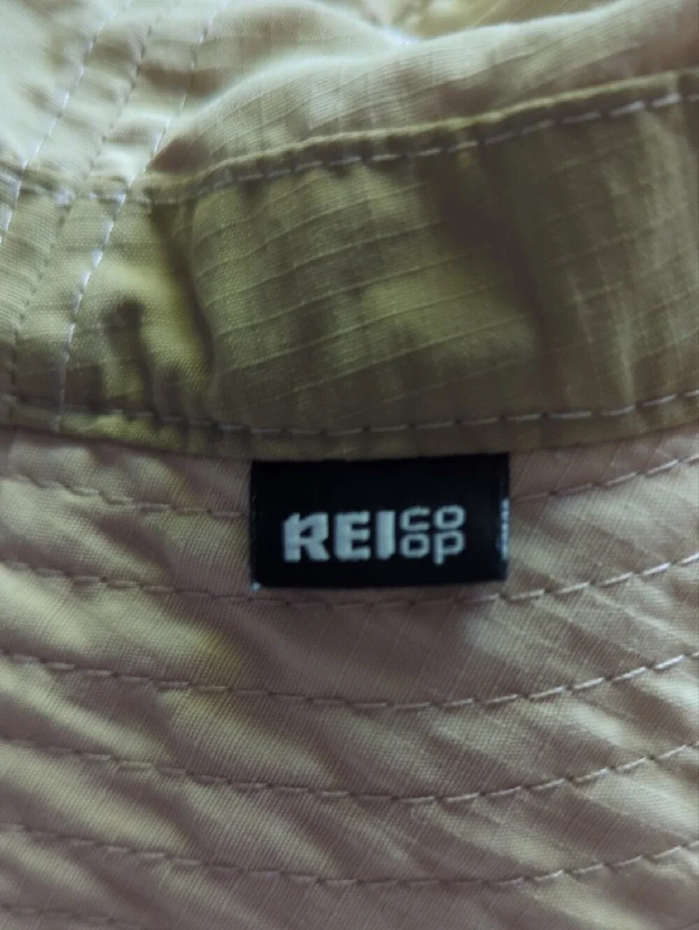 3 For $30. REI Tan Kids' Bucket Hat with Chin Cord